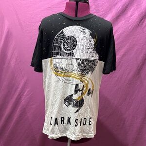 Star Wars Black and White Death Star Tee